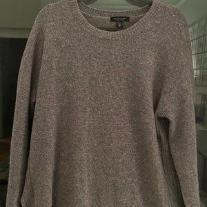 Saks Fifth Avenue Dark Grey Cashmere Sweater, XL